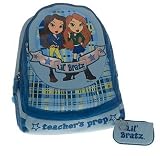 Lil Bratz Teachers Prep Backpack with Zip Case Dangle - Blue