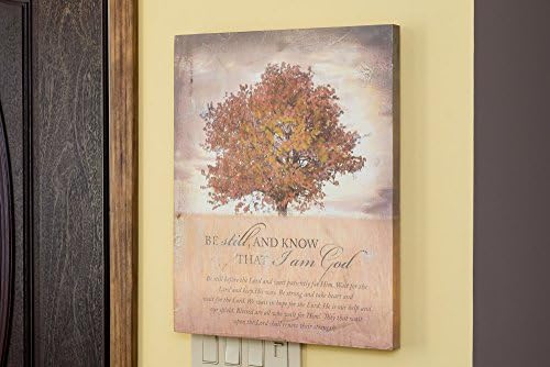 Be Still, And Know That I Am God Psalm 46:10 Textured Print 20 X 16