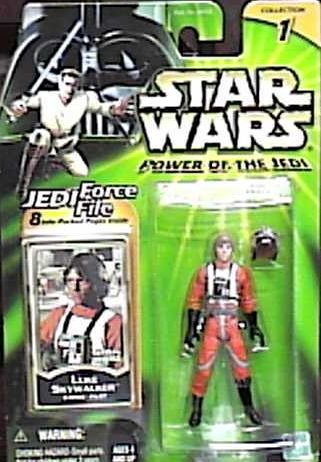 Star Wars Power of the Jedi Luke Skywalker X-Wing Pilot Action Figure