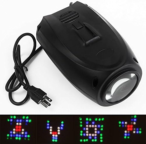 Honeyall 64 LED RGBW 10W Laser Project Light Beam Moonflower Effect Small Airship light Auto/ Sound Active Lamp for Bar Club Pub DJ Family Party KTV Disco Ballroom Wedding Hotel Xmas decorating