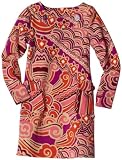 KC Parker Girls 7-16 Long Sleeve Printed Spandex Ponte Dress