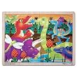 Melissa & Doug 24 Piece Wooden Jigsaw Puzzle PREHISTORIC SUNSET