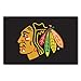 FANMATS 10278 Chicago Blackhawks Starter Mat Accent Rug - 19in. x 30in. | Sports Fan Home Decor Rug and Tailgating Mat