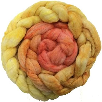 Frabjous Fibers Colorshift Spinning Top (Superwash Blue-Faced Leicester, Sunkissed)