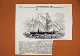 1845 AMERICAN BARK MARMORA SCREW STEAMER LIVERPOOL