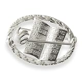 Bijou musique broche en argent : pupitre chef orchestre