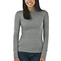 Mossimo Supply Co. Core Long Sleeve Crewneck Top - Heather Grey