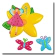 Pixie Fairy Yellow Wall Art Set of 3