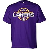 adidas Los Angeles Lakers Purple Team Issue T-shirt
