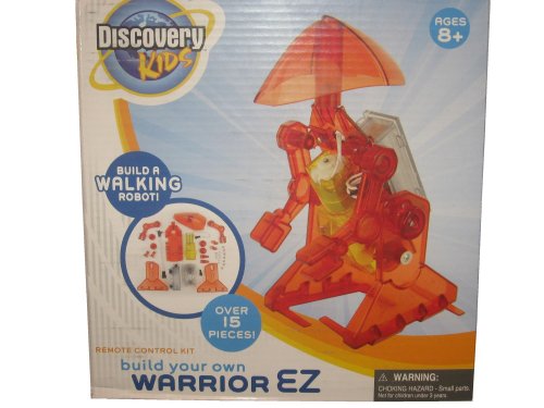Discovery Kids Build a MOVING Robot! Remote Control Kit WARRIOR EZ