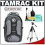 Tamrac 5587 Expedition 7x Digital SLR Camera & Laptop Backpack (Black/Gray) + Tripod + Accessory Kit for Canon Rebel T3, T3i, T1i, T2i, EOS 60D, 5D, 7D, Nikon D3000, D3100, D5000, D5100, D7000, D300s, Olympus Evolt E-5, E-30, E-620 & Sony Alpha A560, A580, A33, A35, A55