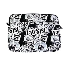 Isis Dei The SLC Punk 14.6"-15.4" Notebook Computer Bag - Black/ White (SLCNE014)