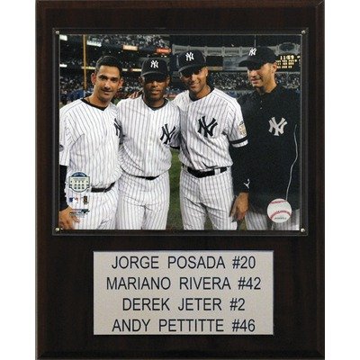 MLB New York Yankees Jeter/Pettitte/Posada/Rivera Player Plaque