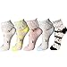 Women Transparent Ankle High Socks