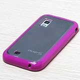 MyBat Samsung Fascinate / Mesmerize Gummy Cover - Transparent Clear/Solid H ....