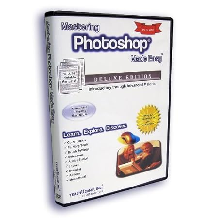 Mastering Photoshop Made Easy Training Tutorial v. CS5, CS4, CS3, CS2 & CS - How to use Photoshop Video e Book Manual Guide. Even dummies can learn from this total DVD for everyone, featuring Introductory through Advanced material from Professor Joe