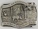 Oregon 3-D Pewter Belt Buckle