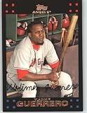 2007 Topps #300 Vladimir Guerrero - Los Angeles Angels (Gold Glove Award) (Baseball Cards)
