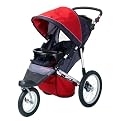 Schwinn Free Wheeler AL Swivel Single Jogger Stroller - Red
