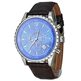 Constantin Durmont Herren-Armbanuhr Aerotec CD-AERO-QZ-LT-STST-BL