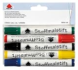 G�termann / KnorrPrandell 9251111 - Waco Sortiment Stoffmalstifte normalspitze, 5 St�ck/Box - 