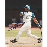Gary Sheffield Signed Photograph - Florida Marlins Pinstripe Jersey 8x10 - Autographed MLB Photos