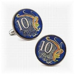 Hand Painted Australian Coin Cufflinks