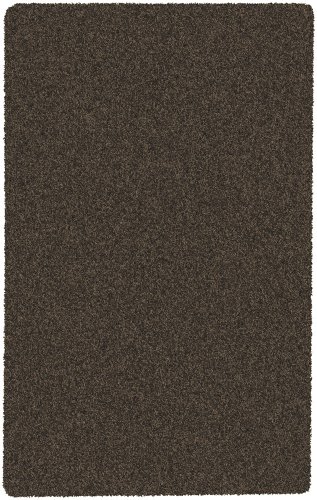 Surya Crinkle 6-Feet Round Rug, Brown
