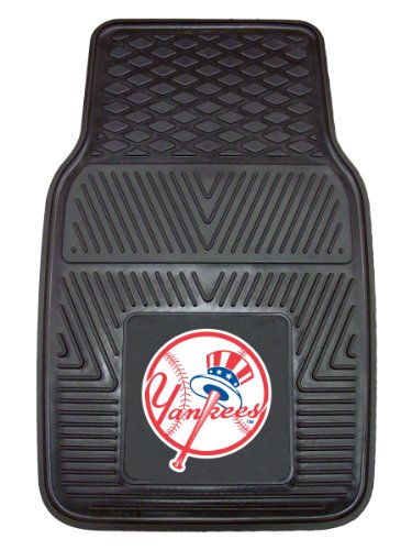 Nifty 8759 MLB-New York Yankees Vinyl Universal Heavy Duty Fan Floor Mat