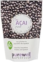 ACAI Pulver - Bio Superfood - F&uuml;r nat&uuml;rliche Sch&ouml;nheit & Schlankheit & Gesundheit (100g Acaipulver - BIO Acai Beerenpulver)