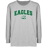 NCAA Eastern Michigan Eagles Youth Ash Logo Arch T-shirt- --
