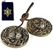 TIBETAN DRAGON TINGSHA BELLS ~ Meditation Chimes w/ Pouch ~ 2.5