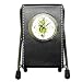 Pen Holder Desk Clock of Green Treble Music Clef