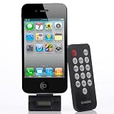 ATC Remote Control FM Transmitter Car Charger for iPod Classic,iPhone 3G/3GS/4 with LCD