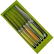 Jean Dubost Laguiole Natura Set of 6 Steak Knives in Box