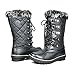 GW Women's 1560-1 Black Water Proof Snow Boots 5.5 M US