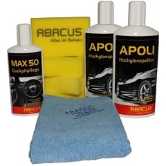 Autopflege-Set (2 x 500 ml APOLI Autopolitur & 1 x 250 ml MAX 50 Cockpitpflege & Zubeh�r)