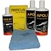 Autopflege-Set (2 x 500 ml APOLI Autopolitur & 1 x 250 ml MAX 50 Cockpitpflege & Zubeh�r)