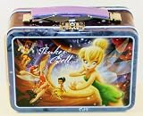 Disney Fairies Tinkerbell & Friends Small Embossed Lunch Box Tin/ Carry-all