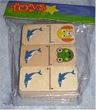 Children's Toy Character Dominos - Dolphins Frogs and Dogs