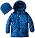 iXtreme Little Boys' Buffalo Check Puffer with Hat