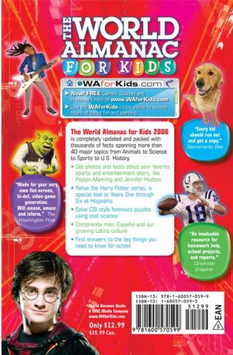 The World Almanac for Kids 2008 (World Almanac for Kids) under Children in The Books Store