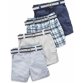 Greendog Baby Shorts, Baby Boys Shorts Stone Path 12 months