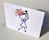 Golf Girl Note Cards