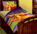 Disney Winnie The Pooh & Friends Bedding set - twin size Aloha Pooh comforter, sheet & pillowcase