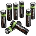 AmazonBasics - Paquete de 8 pilas recargables AA NiMH (2000 mAh)