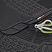 BDK Black 5 Piece Set Premium Heavy Duty Odorless Mats for Honda Fit