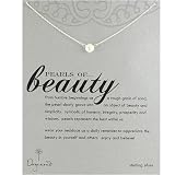 DOGEARED- Silver Pearls of Beauty Necklace with White Pearl