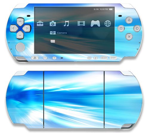 Jet Waves Decorative Protector Skin Decal Sticker for Sony Playstation PSP 1000 Portable System