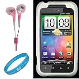 Clear Rubberized Protective Silicone Skin Cover for HTC Droid Incredible 2  ....